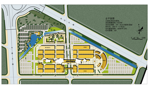 城区街区改造规划设计----河南新乡奥特莱斯